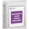 C-Line Products Magnetic Back Ticket Holder, Vinyl, 9"x12", 15/BX, CL 15PK CLI83912